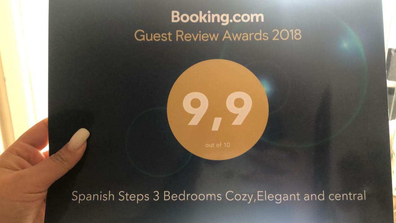 Spanish Steps 3 Bedrooms Cozy,Elegant And Central Rom Exterior foto